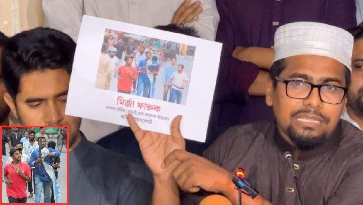 সংবাদ সম্মেলনে ছাত্রশিবিরের সভাপতি নূরুল ইসলাম সাদ্দাম