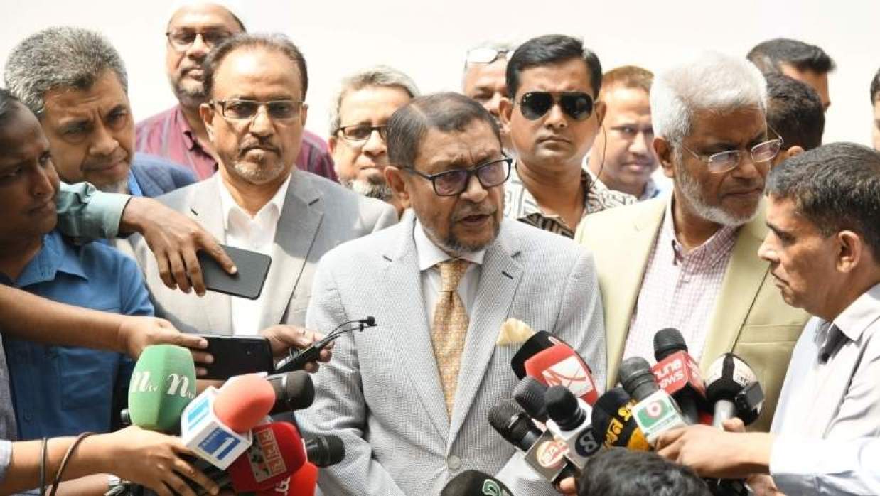 বক্তব্য রাখছেন স্বাস্থ্যমন্ত্রী সরদার মো. সাখাওয়াত হোসেন বকুল