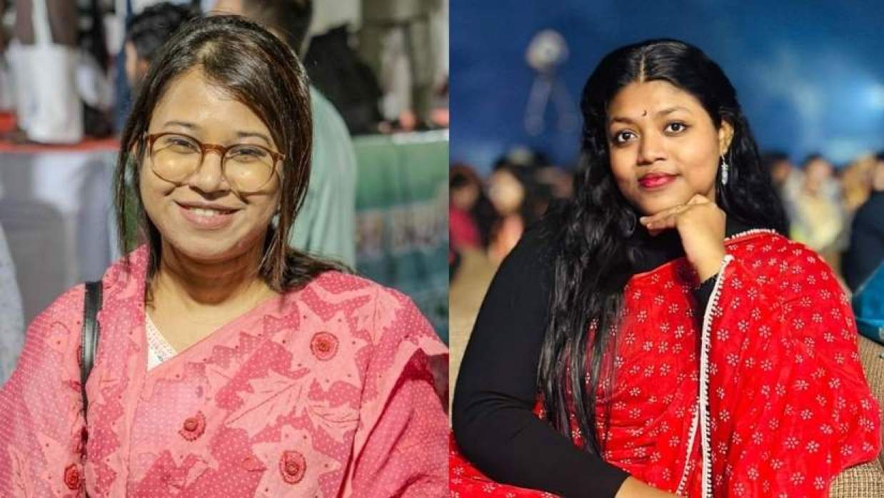 মনিরা শারমিন ও নুসরাত তাবাসসুম