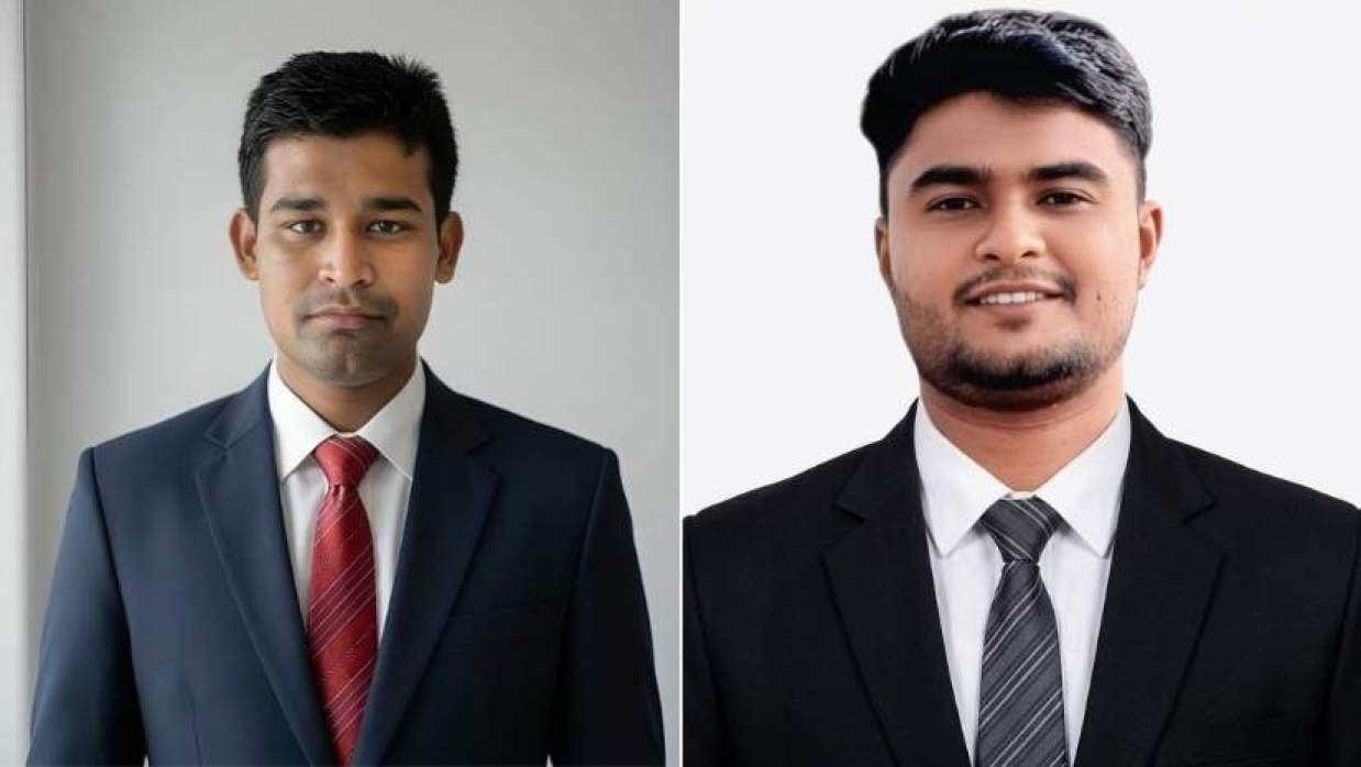 আব্দুল্লাহ আল মাসুম রাজ শিকদার এবং সাকিব আল মাহমুদ