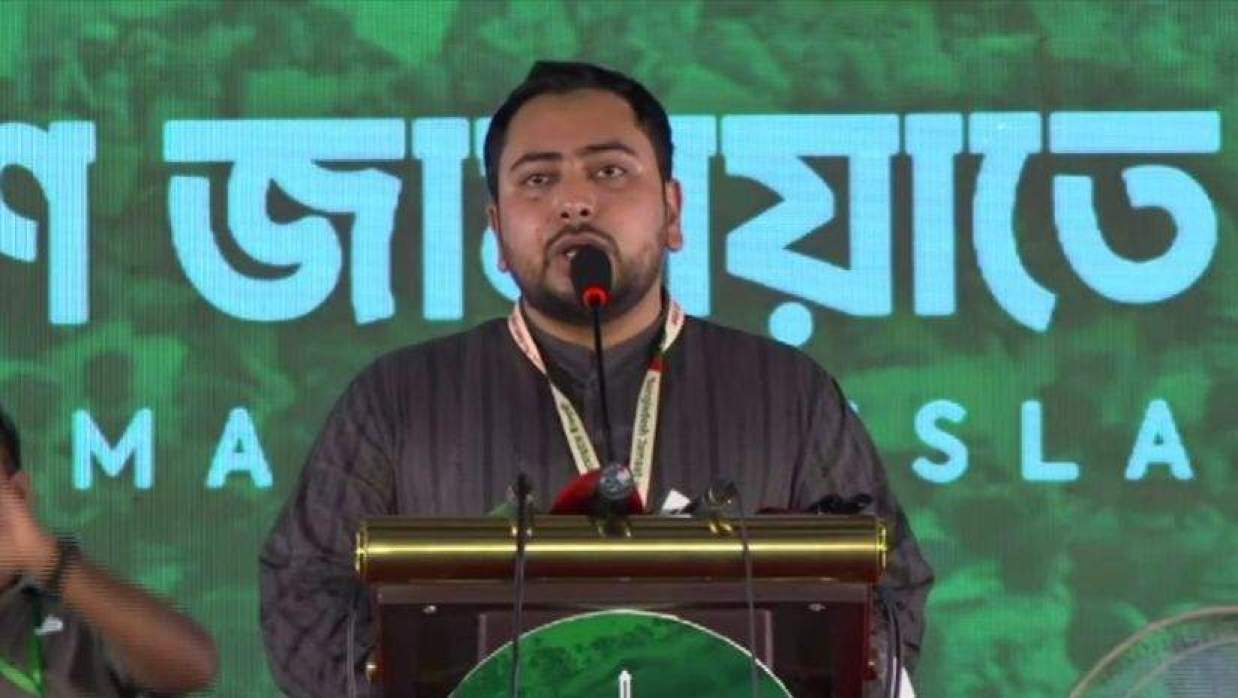 সমাবেশে নাহিদ ইসলাম