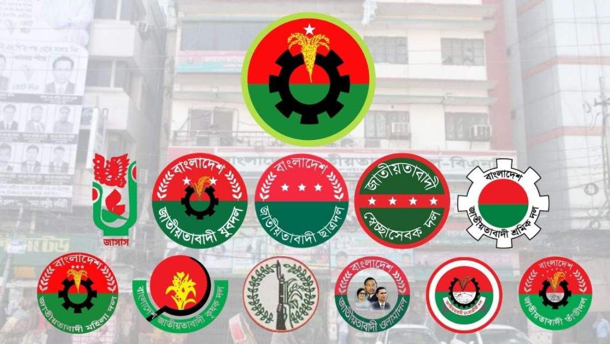 বিএনপি ও অঙ্গ-সহযোগী সংগঠনের লোগো