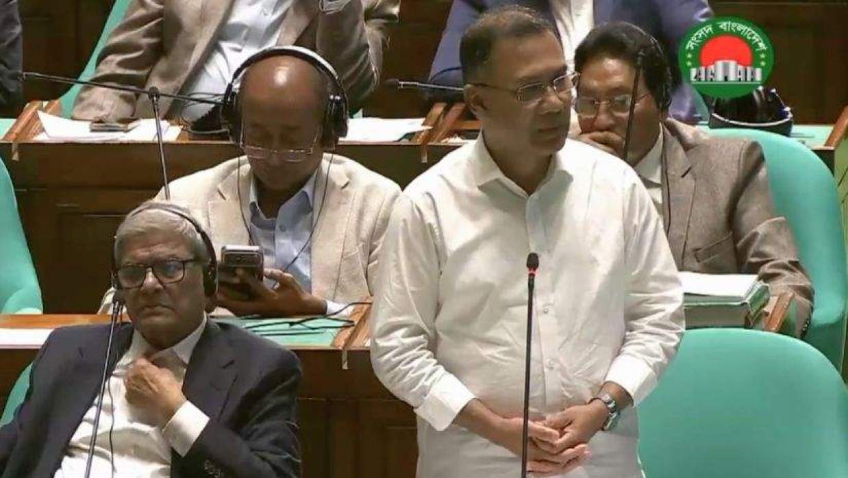 সংসদে কথা বলছেন প্রধানমন্ত্রী তারেক রহমান