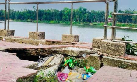 সংস্কার না হওয়ায় খোয়াসাগর দীঘিতে বাড়ছে দুর্ঘটনার শঙ্কা