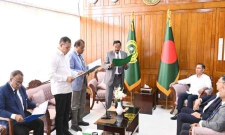 শপথ নিলেন নবনির্বাচিত দুই এমপি