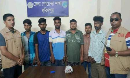 ফরিদপুরে ইয়াবা-গাঁজাসহ আটক ৬