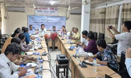 খাগড়াছড়িতে হাম-রুবেলা ক্যাম্পেইন, টিকার আওতায় আসবে ৭৯ হাজার শিশু