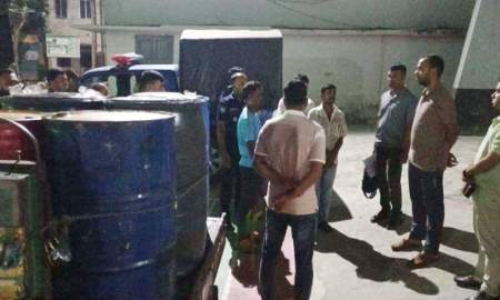 সার-কীটনাশকের দোকানে জ্বালানি তেল মজুত, ব্যবসায়ীকে জরিমানা