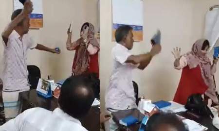 চাঁদা না পেয়ে রাজশাহীতে কলেজ শিক্ষিকাকে বেধড়ক মারধর বিএনপি নেতার