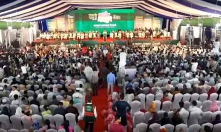 জুলাই শহিদ পরিবার ও জুলাই যোদ্ধাদের নিয়ে চলছে জামায়াতের সমাবেশ