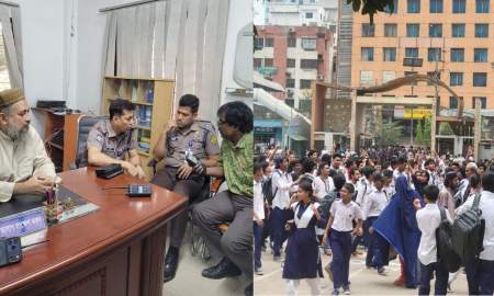 শিক্ষককে বাসায় ডেকে হেনস্তা-ক্ষমা চাওয়ানোর অভিযোগ বিচারপতির বিরুদ্ধে, প্রতিবাদে রাস্তায় শিক্ষার্থীরা