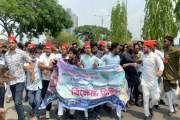 চট্টগ্রামে নিষিদ্ধ ছাত্রলীগ-যুবলীগের বিক্ষোভ মিছিল