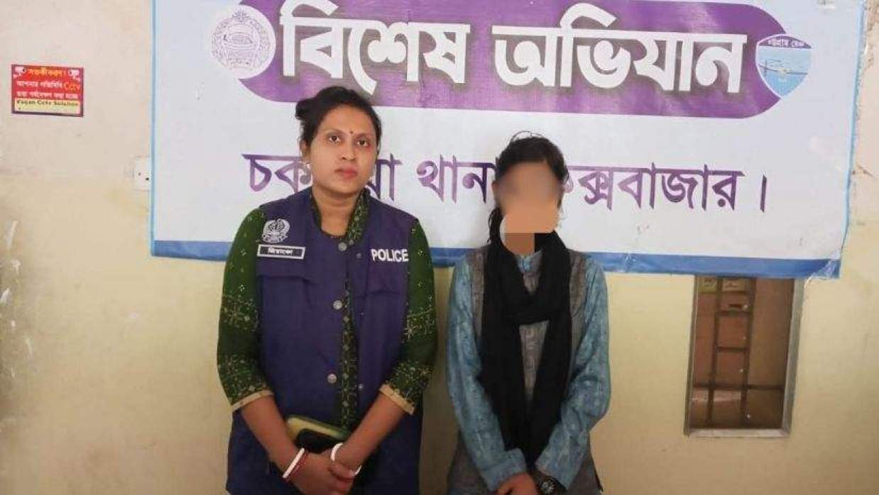 উদ্ধার হওয়া মাদ্রাসা ছাত্রী