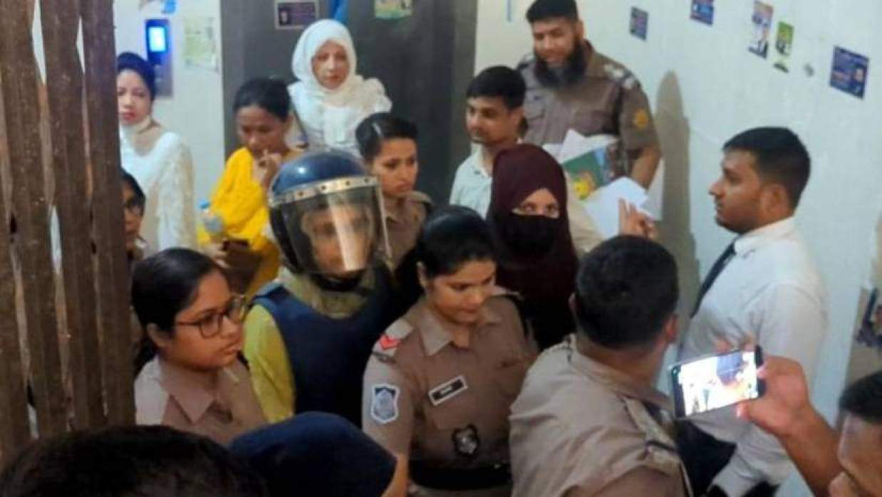 আদালতে সাবেক সংসদ সদস্য তামান্না নুসরাত বুবলী ও পুলিশ সদস্যরা