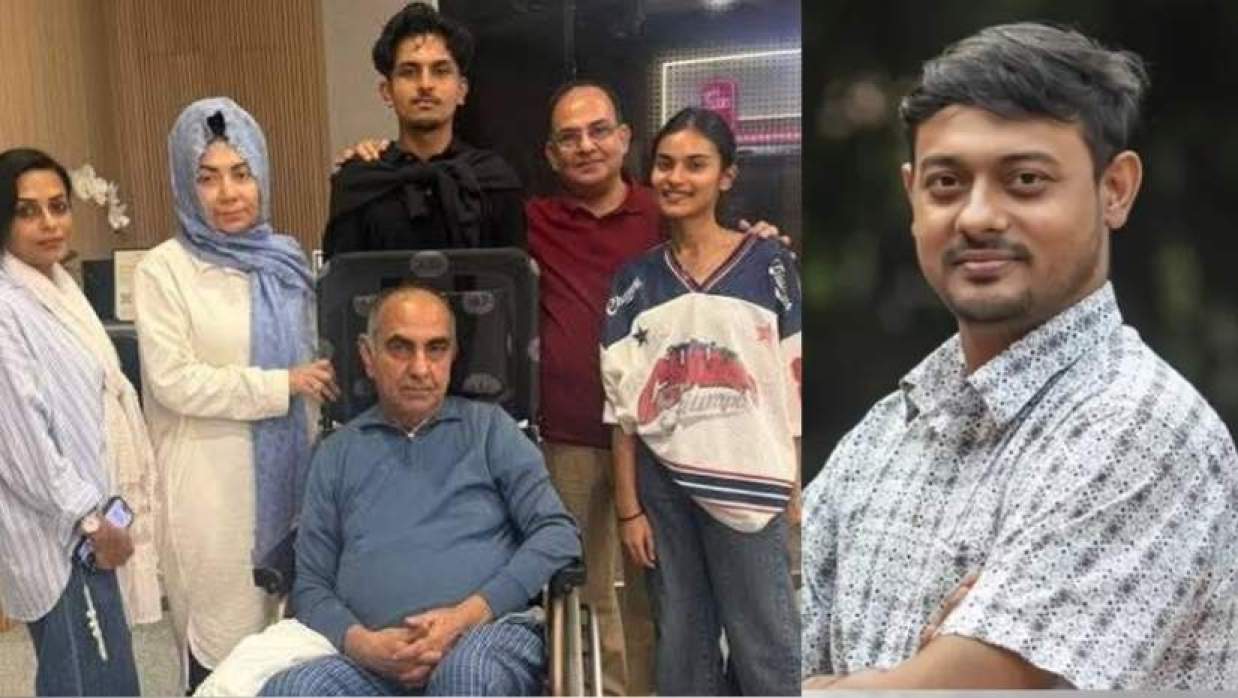 পরিবারসহ মির্জা আব্বাস ও নাসীরুদ্দীন পাটওয়ারী