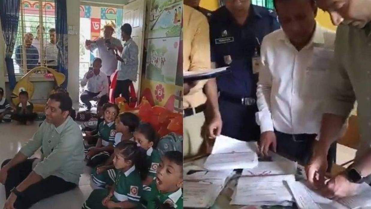 প্রাথমিক বিদ্যালয় পরিদর্শনে প্রতিমন্ত্রী ববি হাজ্জাজ