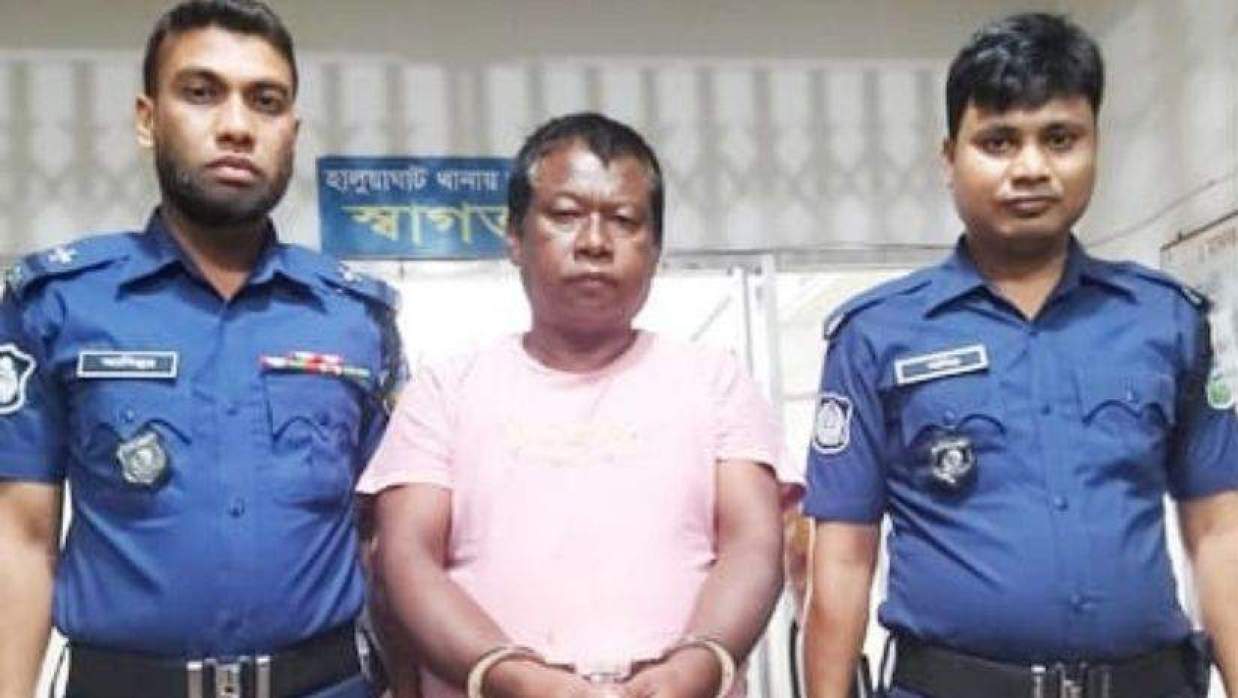 শাকুল সাংমা (৫৬)  গ্রেপ্তার করেছে পুলিশ