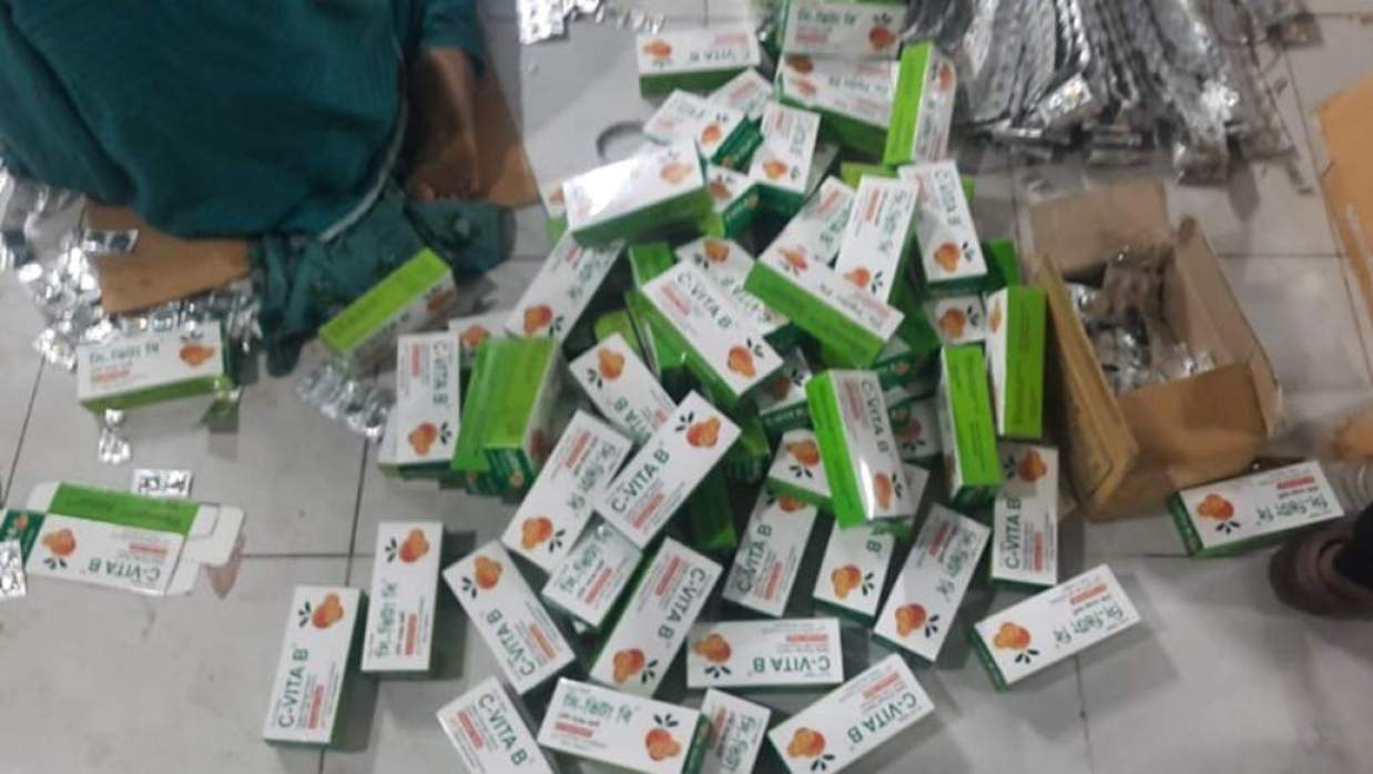 কারখানায় ঔষধ জব্দ