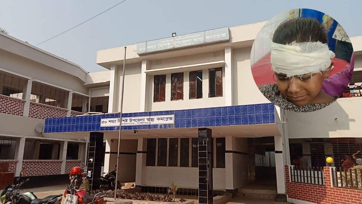 মাথায় ফ্যান খুলে পড়ে আহত শিশু