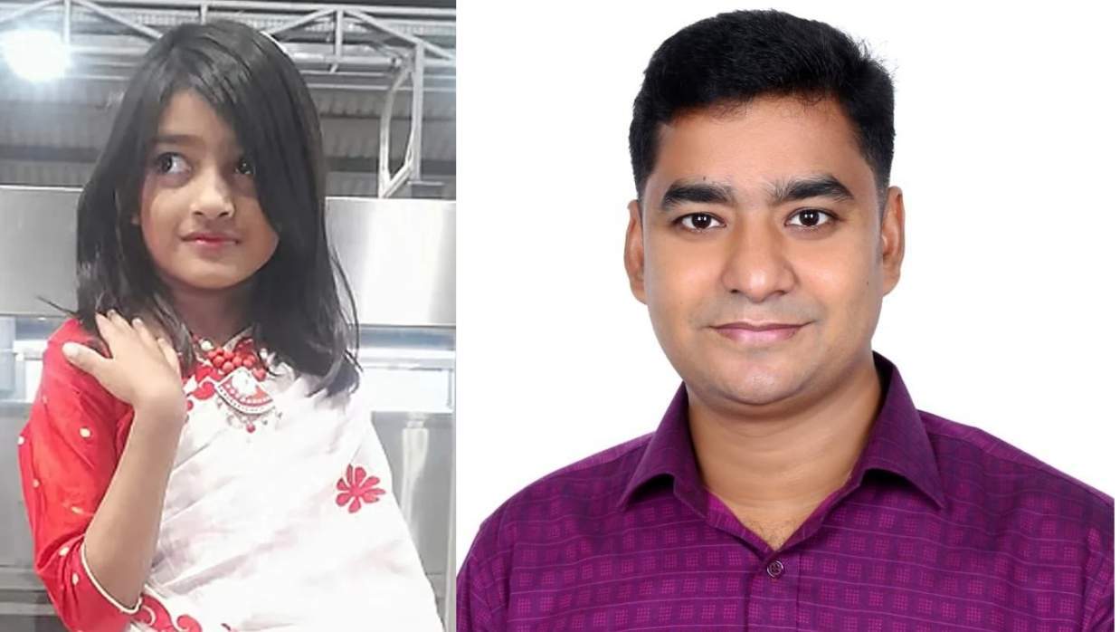 শিশু রামিসা ও নাসির উদ্দিন নাসির 