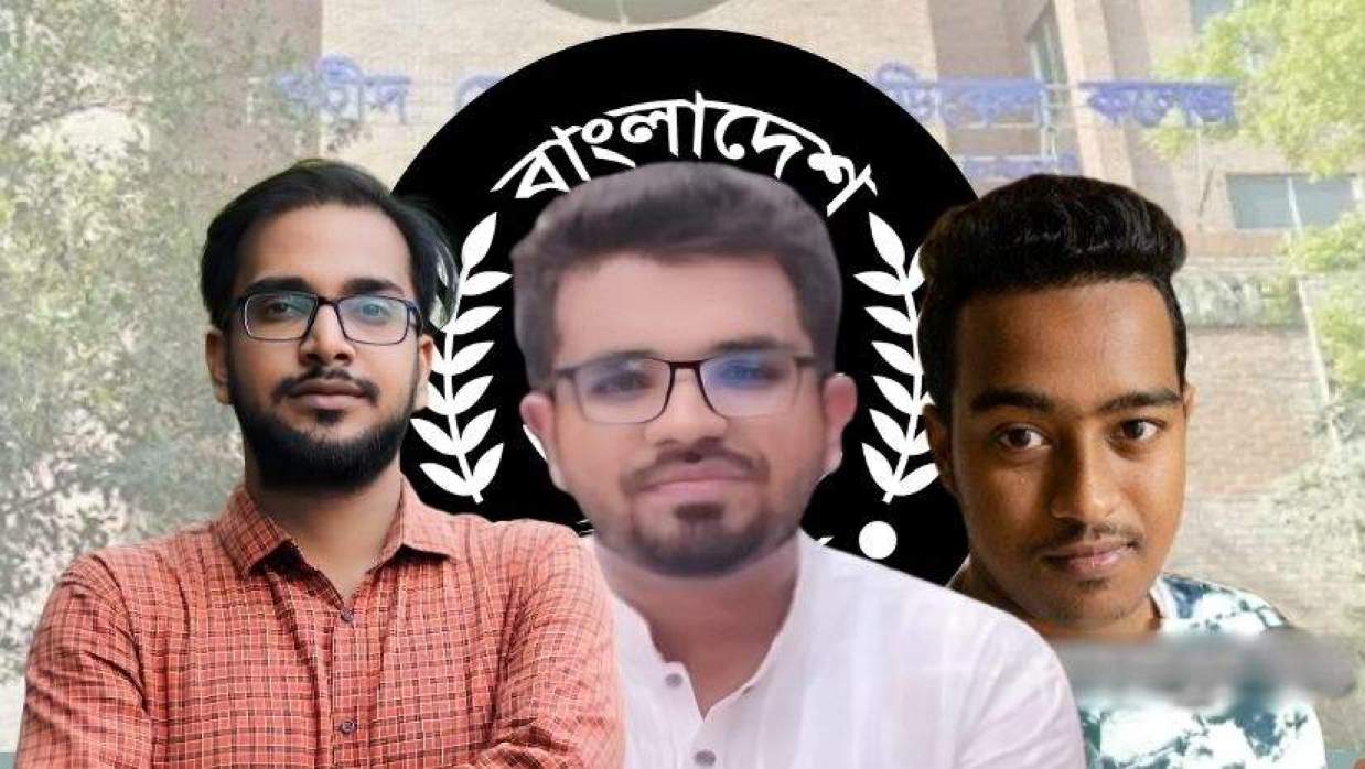 আসিফ খান দিহান, সৌভিক ভৌমিক জয় ও আহসানুল কবীর দীপ্ত