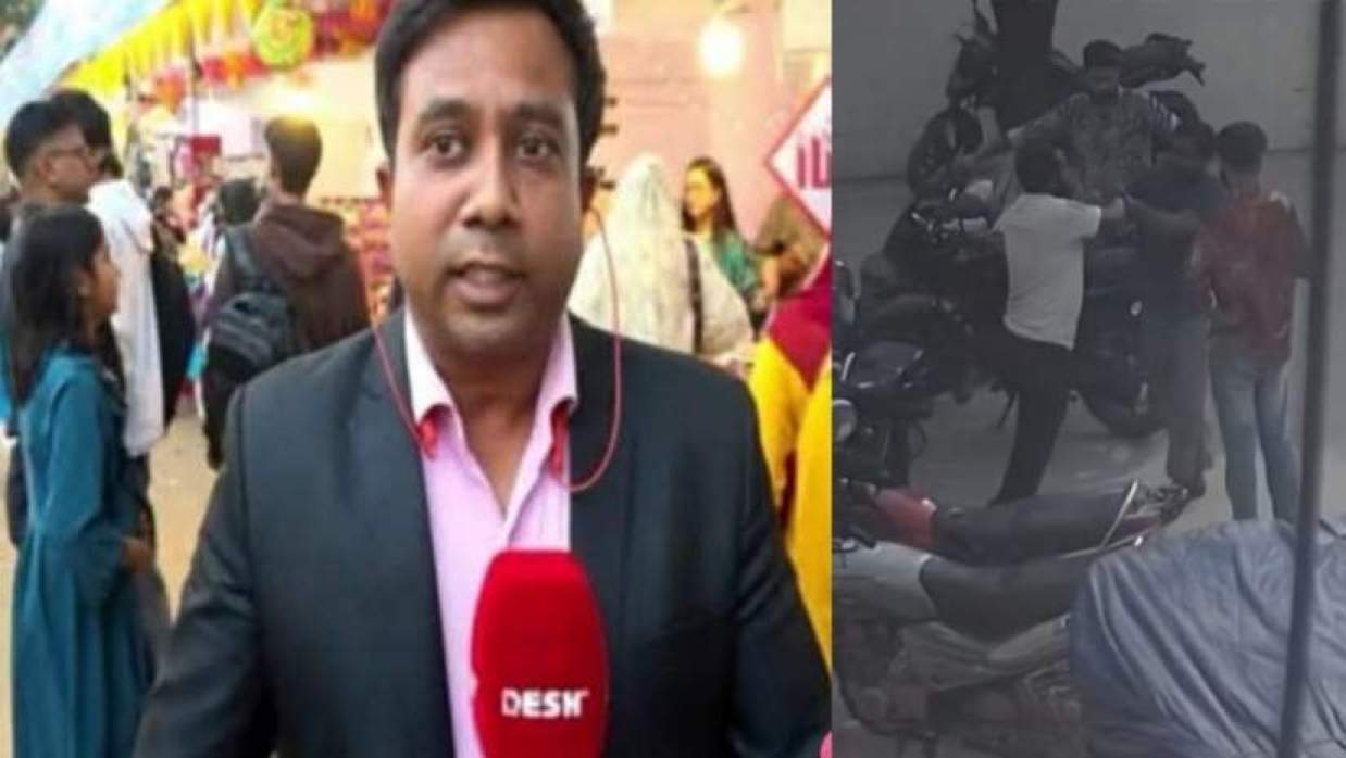 কাজের অনিয়ম নিয়ে সংবাদ, সাংবাদিককে পেটাল ঠিকাদার