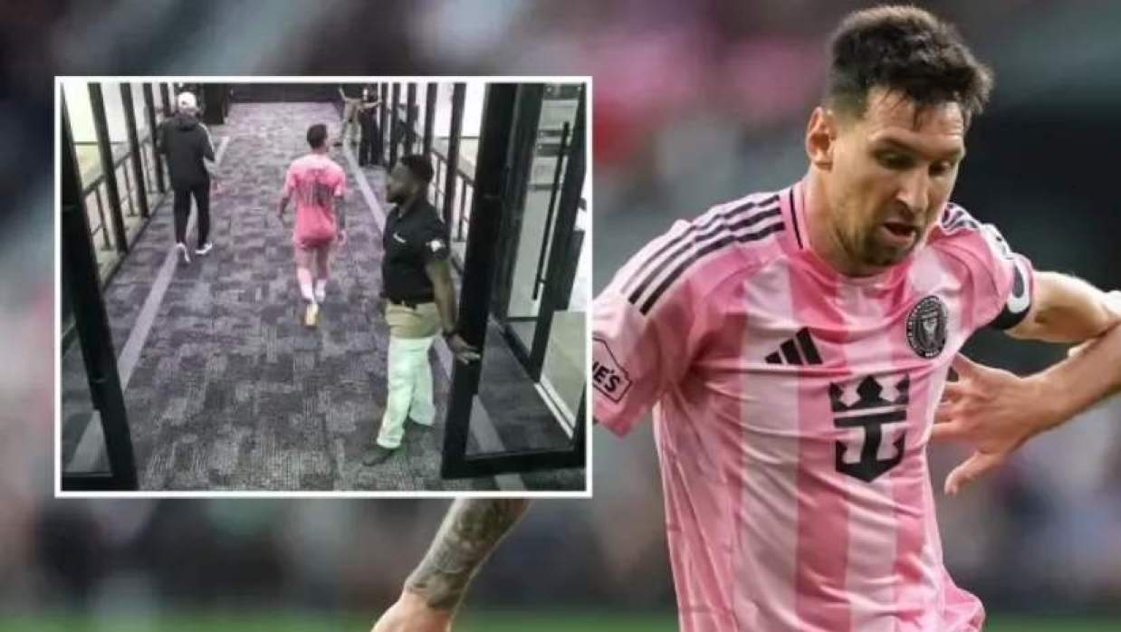 চোট পেয়ে মাঠ ছেড়ে যাচ্ছেন লিওনেল মেসি 