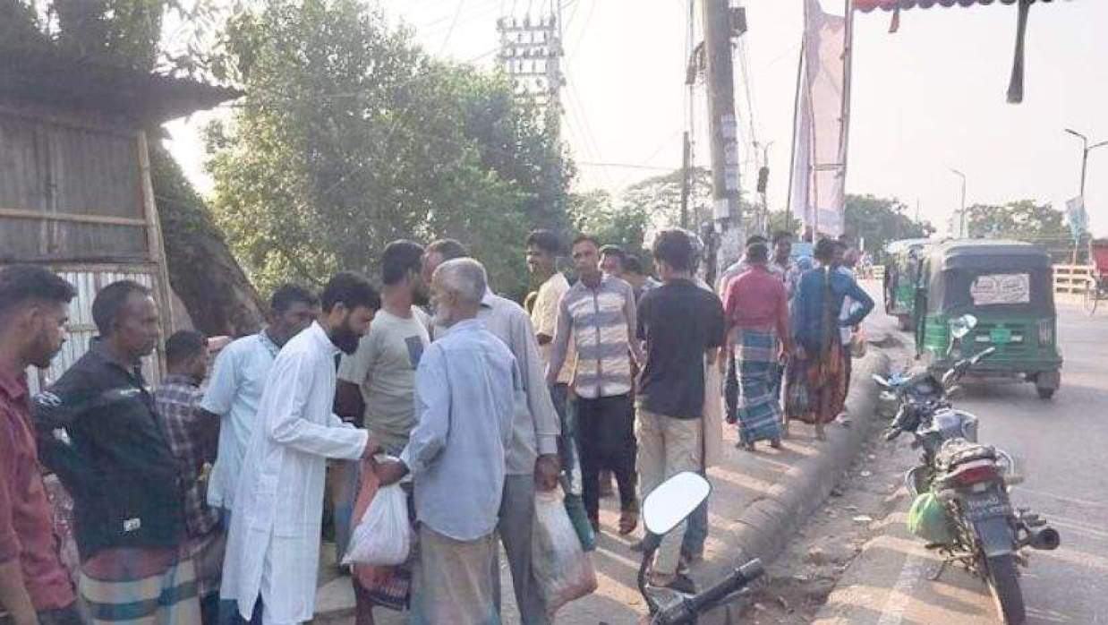 মৌলভীবাজারে বিক্রি হচ্ছে কোরবানির মাংস
