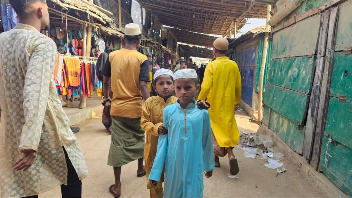 রোহিঙ্গা ক্যাম্পে ঈদ