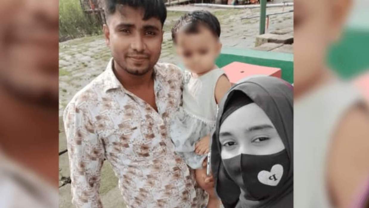স্বামী ও সন্তানের সঙ্গে নিহত ফিমা আক্তার