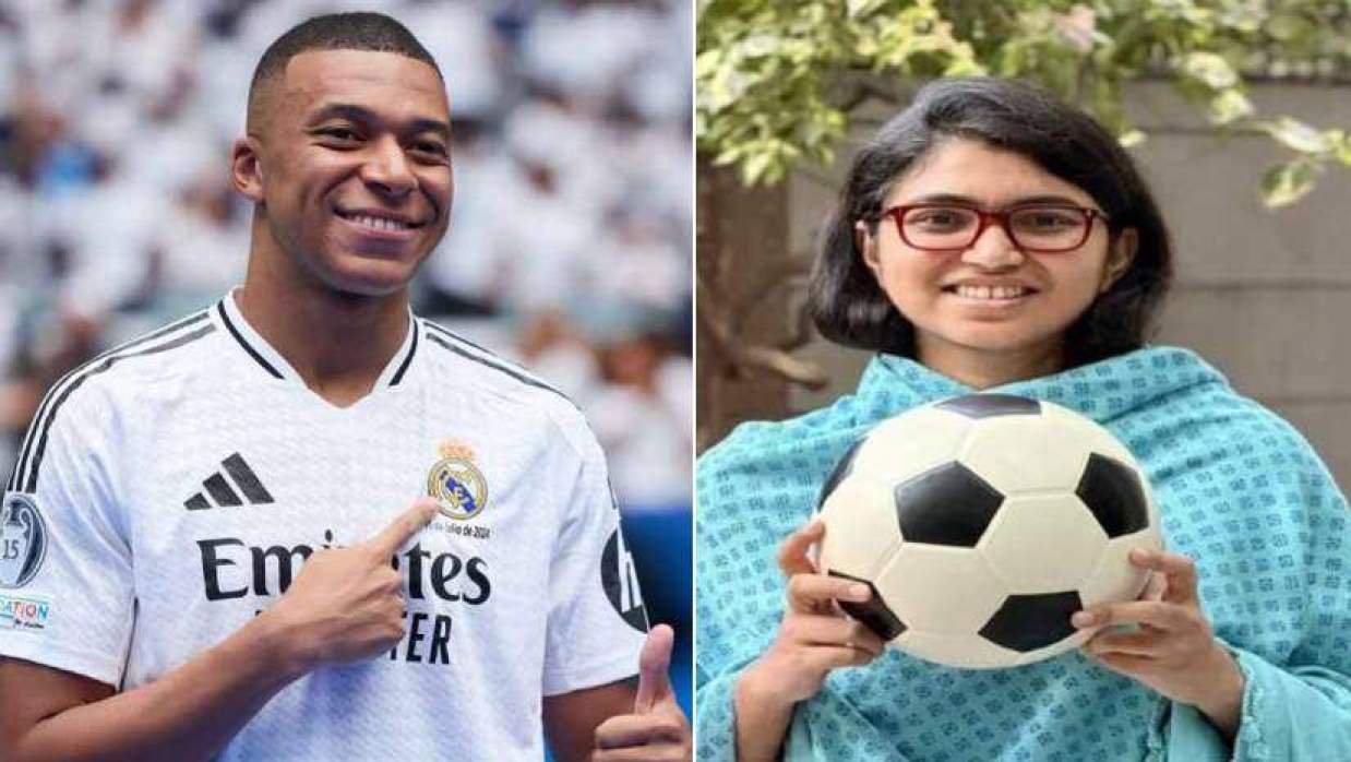 কিলিয়ান এমবাপ্পে ও তাসনিম জারা 