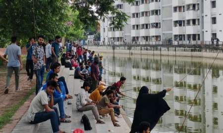 পাবিপ্রবিতে উৎসবমুখর পরিবেশে মাছ ধরার প্রতিযোগিতা অনুষ্ঠিত