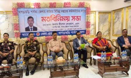 খাগড়াছড়িতে কৃষি বিশ্ববিদ্যালয় প্রতিষ্ঠার পরিকল্পনা রয়েছে: পার্বত্যমন্ত্রী দীপেন দেওয়ান
