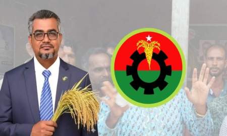বিএনপি নেতার বিরুদ্ধে ৪ নারীর জমি দখল ও ধান লুটের অভিযোগ
