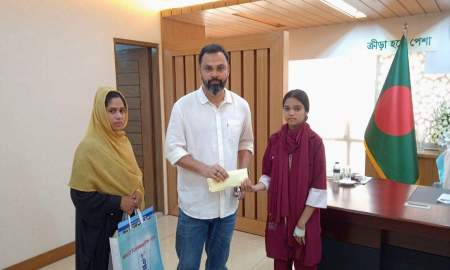 নতুন কুঁড়ির কাবাডি খেলোয়াড় মিথিলার পাশে যুব ও ক্রীড়া মন্ত্রণালয় 