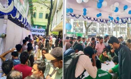 জকসুর মেডিক্যাল ক্যাম্পে ১০ টেস্টসহ ১১ সেবা নিলেন শিক্ষার্থীরা