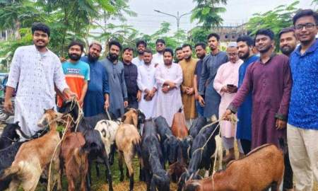 কোরবানির উপহার নিয়ে জুলাই শহীদ পরিবারের পাশে এনসিপির সংসদ সদস্য