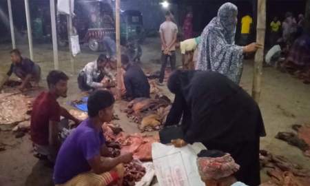 ‘যারা কোরবানি দেন, তারা অল্প মাংস দেয়—তাই চামড়া থেকে ছাড়ানো মাংস কিনছি’