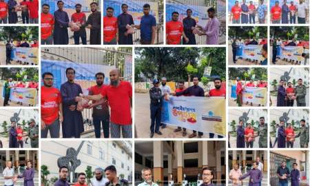২০ প্রাইভেট বিশ্ববিদ্যালয়ের নিরাপত্তাকর্মীদের মাঝে ২৮০ কেজি মাংস বিতরণ করল শিবির