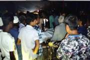 গাড়ীর চাকায় পিষ্ট হয়ে মোটরসাইকেল চালকের মৃত্যু
