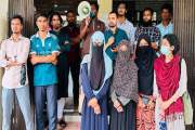 শিশু রামিসাকে ধর্ষণ ও হত্যার প্রতিবাদে কুবিতে মানববন্ধন