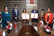 এআইইউবি-ভারতের চিতকারা ইউনিভার্সিটির মধ্যে সমঝোতা স্মারক সই