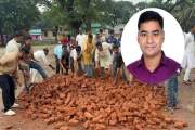 নিজ অর্থায়নে সড়ক সংস্কার করলেন ছাত্রদল নেতা নাছির
