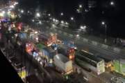 ৪০ কিলোমিটার দীর্ঘ যানজটে স্থবির ঢাকা-টাঙ্গাইল মহাসড়ক