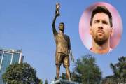মেসির ভাস্কর্য সরিয়ে ফেলার নির্দেশ