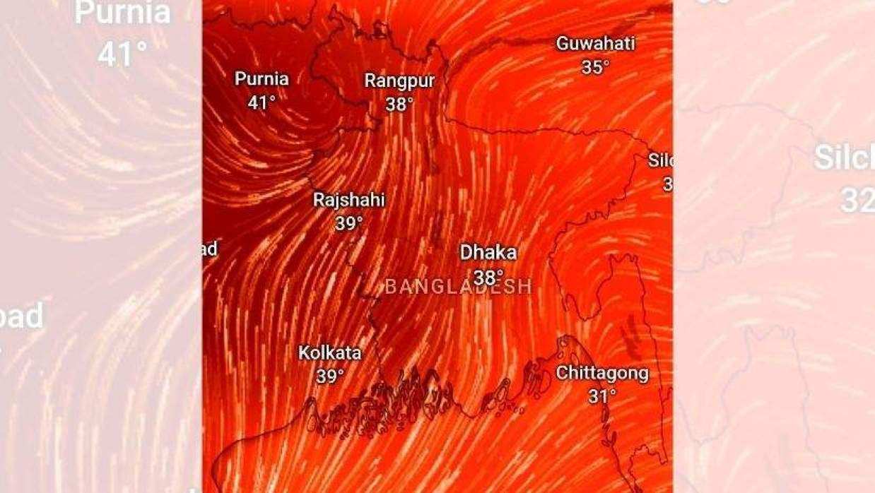 সাত বিভাগে তাপপ্রবাহের সতর্কবার্তা দিয়েছে বিডব্লিউওটি