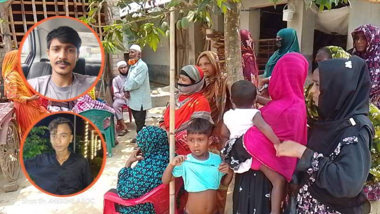 দুর্ঘটনার খবর ছড়িয়ে পড়তেই আরিফুলের বালিয়াডাঙ্গা গ্রামে নেমে আসে শোকের ছায়া