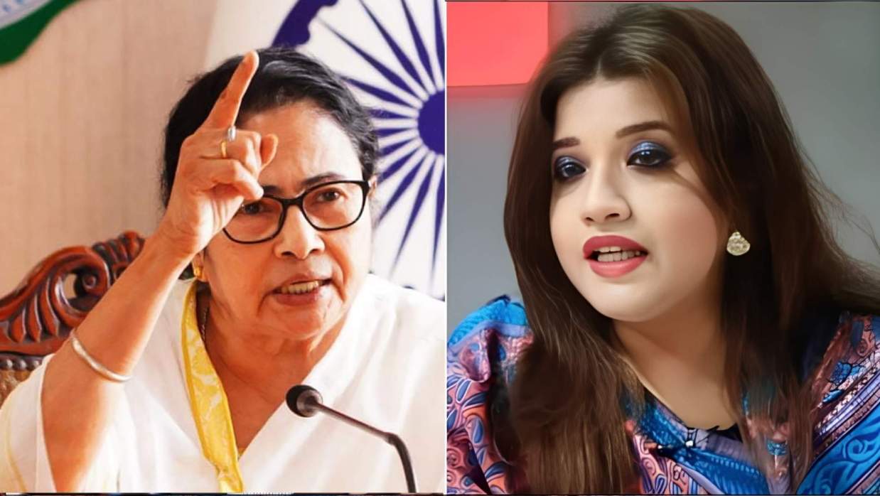 পররাষ্ট্রমন্ত্রী শামা ওবায়েদ ও মমতা বন্দোপাধ্যায়