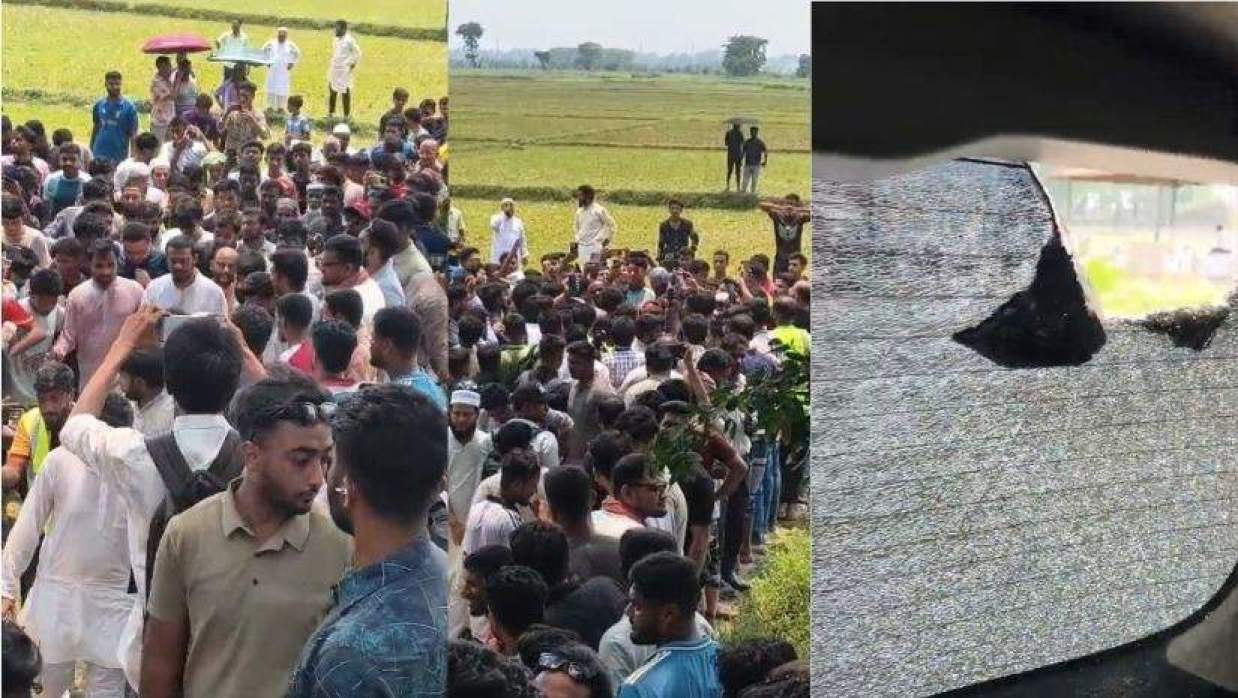 বেনাপোলে নাসীরুদ্দীন পাটওয়ারীর গাড়ি বহরে হামলার ঘটনা ঘটেছে