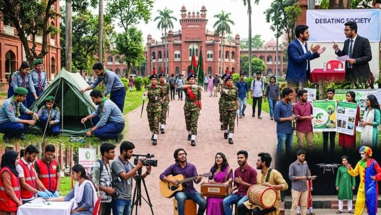 বিশ্ববিদ্যালয়ের বিভিন্ন সংগঠন